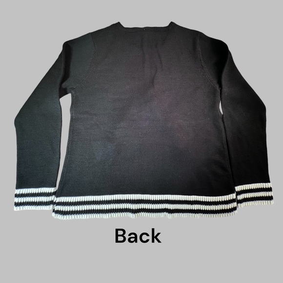 Holiday Time, Women’s Large, Christmas Pullover Sweater, Colorful Xmas Tree - Picture 11 of 12